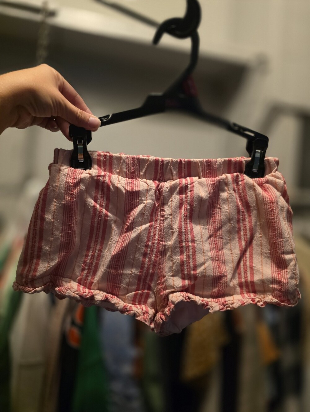 Btween Girls Pink Striped Comfy Pajama Shorts
